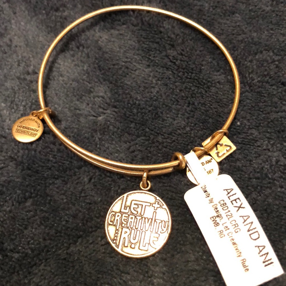 Alex & Ani brand new w/  tag brass gold bracelet